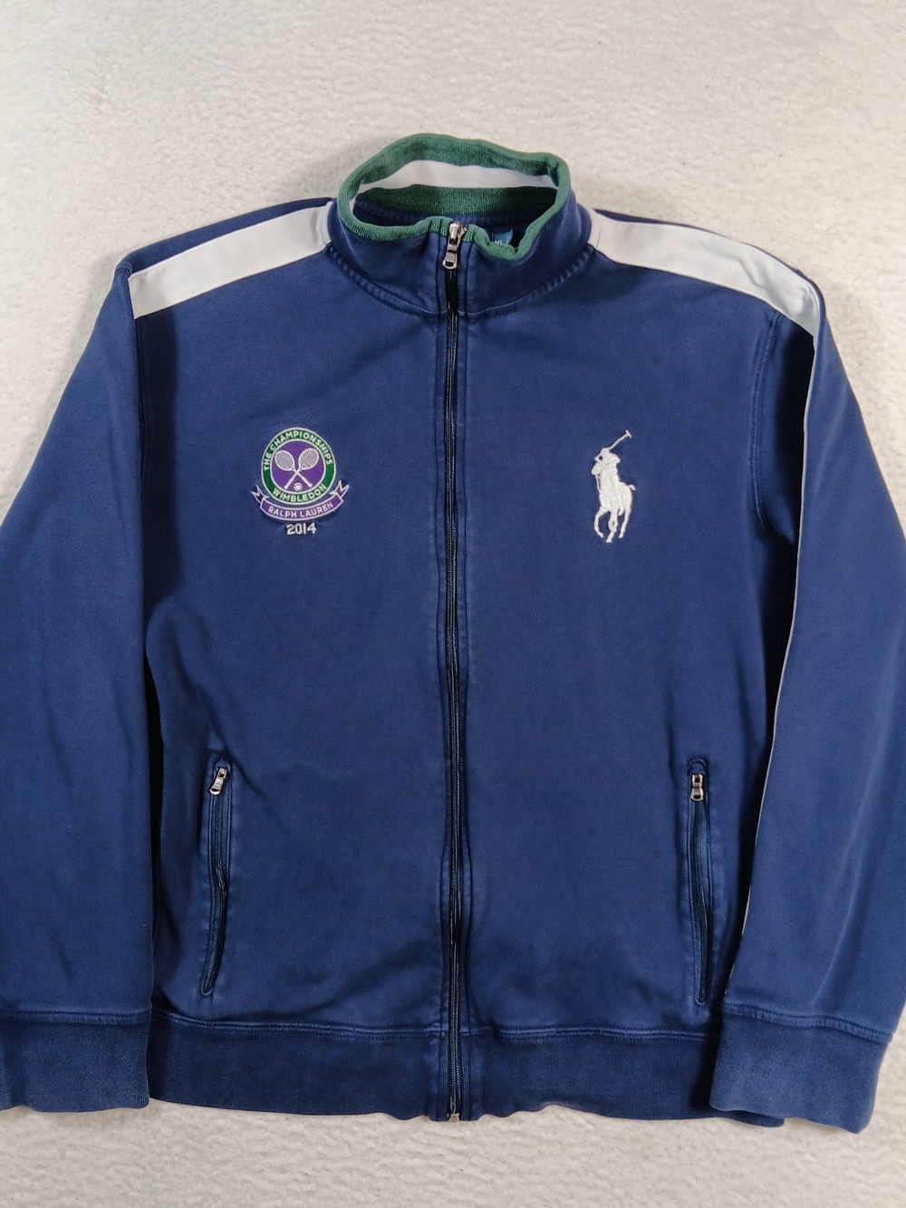 Polo Ralph Lauren Jacket Mens XL Blue The Championship Wimbledon 2014